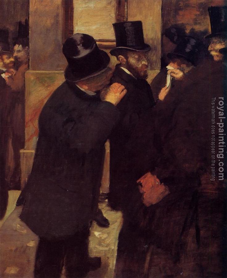 Edgar Degas : Portraits at the Stock Exchange